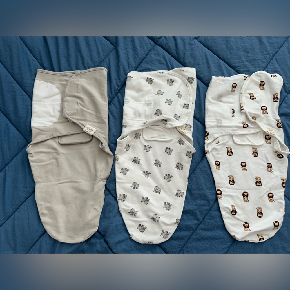 SwaddleMe Original Swaddle Wraps – Set of 3 (0-3 months)